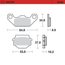 Load image into Gallery viewer, Brake Pad for Suzuki KSF 250 Mojave (1985–2004) - Moto-Master 091311