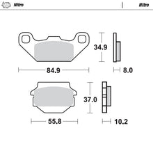 Load image into Gallery viewer, Moto-Master Motorcycle Brake Pads 091321