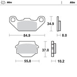 Moto-Master Motorcycle Brake Pads 091321