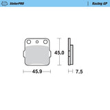 Moto-Master Motorcycle Brake Pads 091412