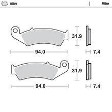 Load image into Gallery viewer, Moto-Master Motorcycle Brake Pads 091721
