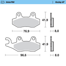 Load image into Gallery viewer, Moto-Master Motorcycle Brake Pads 091912