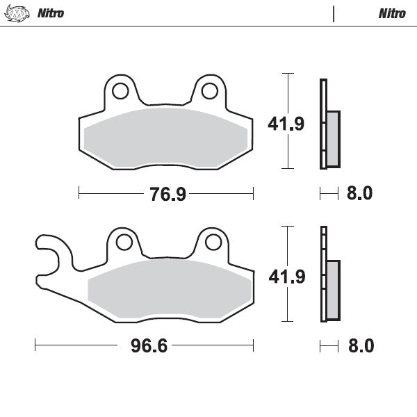 Moto-Master Motorcycle Brake Pads 091921