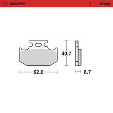 Load image into Gallery viewer, Moto-Master Motorcycle Brake Pads 092211