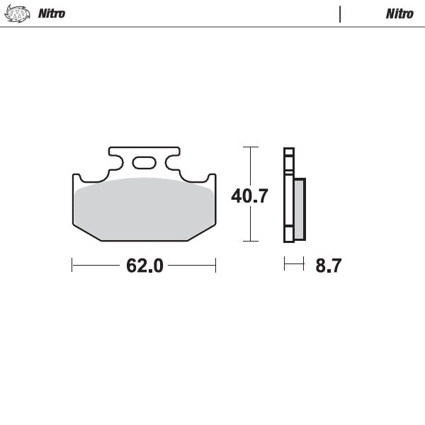 Moto-Master Motorcycle Brake Pads 092221