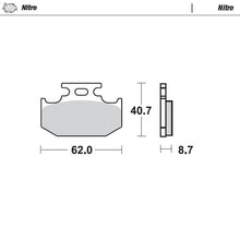 Load image into Gallery viewer, Moto-Master Motorcycle Brake Pads 092221