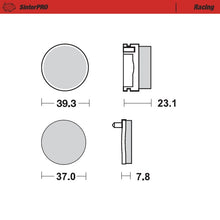 Load image into Gallery viewer, Brake Pad for Yamaha YFS 200 Blaster R (1988–2002) - Moto-Master 092511