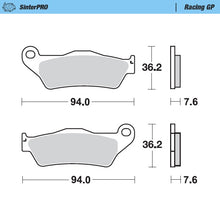 Load image into Gallery viewer, Moto-Master Motorcycle Brake Pads 093012