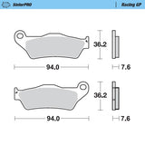 Moto-Master Motorcycle Brake Pads 093012