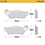 Moto-Master Motorcycle Brake Pads 093022