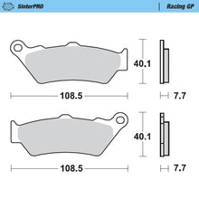 Load image into Gallery viewer, Moto-Master Motorcycle Brake Pads 093112
