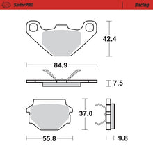 Load image into Gallery viewer, Moto-Master Motorcycle Brake Pads 093311