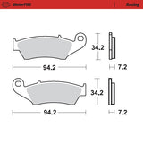 Moto-Master Motorcycle Brake Pads 093411