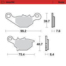 Load image into Gallery viewer, Brake Pad for Suzuki RM 80 (1996–2004) - Moto-Master 093511