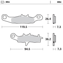 Load image into Gallery viewer, Moto-Master Motorcycle Brake Pads 093921