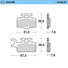 Load image into Gallery viewer, Moto-Master Motorcycle Brake Pads 094112