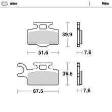 Load image into Gallery viewer, Moto-Master Motorcycle Brake Pads 094121