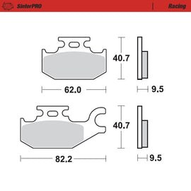 Moto-Master Motorcycle Brake Pads 094211