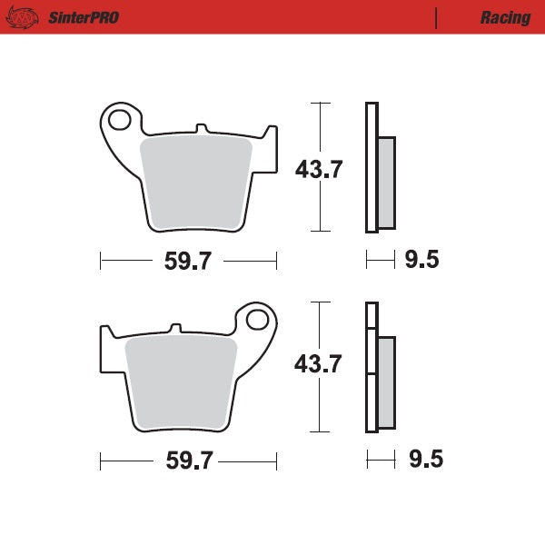 Moto-Master Motorcycle Brake Pads 094311