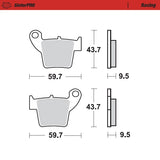 Moto-Master Motorcycle Brake Pads 094311