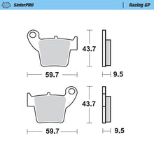 Load image into Gallery viewer, Moto-Master Motorcycle Brake Pads 094312