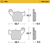 Moto-Master Motorcycle Brake Pads 094322