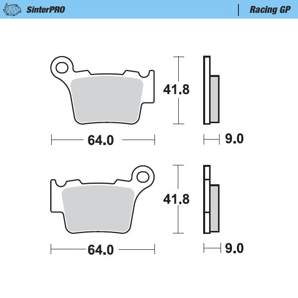 Moto-Master Motorcycle Brake Pads 094412