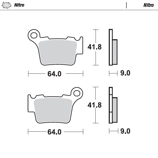 Moto-Master Motorcycle Brake Pads 094421