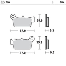 Load image into Gallery viewer, Moto-Master Motorcycle Brake Pads 094521