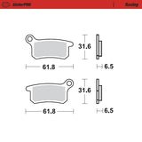 Moto-Master Motorcycle Brake Pads 094611