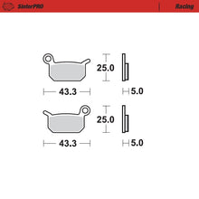 Load image into Gallery viewer, Moto-Master Motorcycle Brake Pads 094711