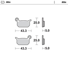 Load image into Gallery viewer, Moto-Master Motorcycle Brake Pads 094721