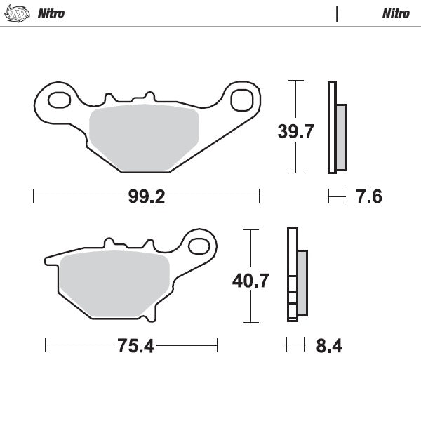 Brake Pad for Suzuki RM 85 (2005–2023) - Moto-Master 094821
