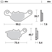 Load image into Gallery viewer, Brake Pad for Suzuki RM 85 (2005–2023) - Moto-Master 094821