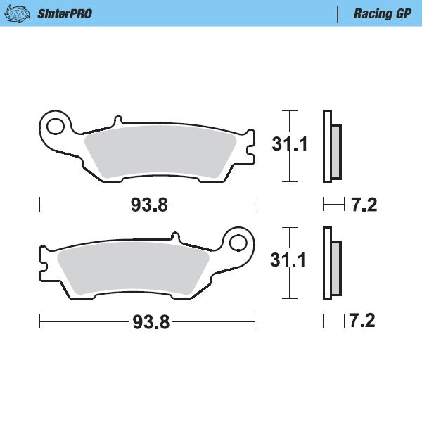 Moto-Master Motorcycle Brake Pads 094912
