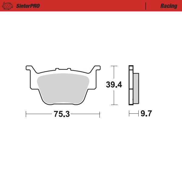 Moto-Master Motorcycle Brake Pads 095111