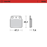 Moto-Master Motorcycle Brake Pads 095211