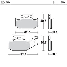 Load image into Gallery viewer, Brake Pad for Suzuki LT-A 500 King Quad (2005–2024) - Moto-Master 095721