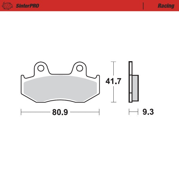 Brake Pad for Yamaha YFZ 450 R (2006–2025) - Moto-Master 095811