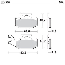 Load image into Gallery viewer, Brake Pad for Suzuki LT-A 500 King Quad (2005–2024) - Moto-Master 096321