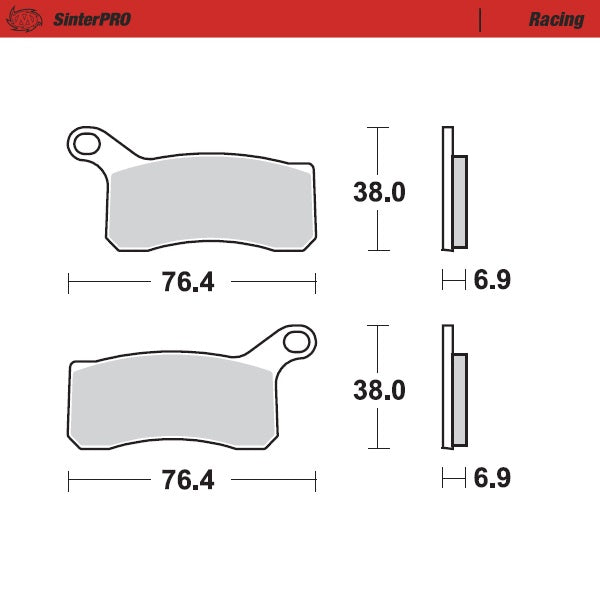 Brake Pad for KTM 525 XC (2008–2013) - Moto-Master 096511