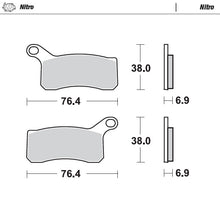 Load image into Gallery viewer, Moto-Master Motorcycle Brake Pads 096521