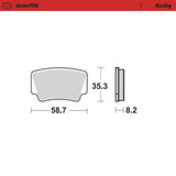 Moto-Master Motorcycle Brake Pads 096611