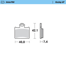 Load image into Gallery viewer, Moto-Master Motorcycle Brake Pads 096712