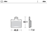 Moto-Master Motorcycle Brake Pads 096721