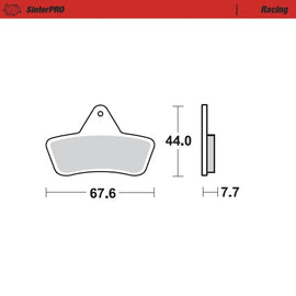 Moto-Master Motorcycle Brake Pads 096811
