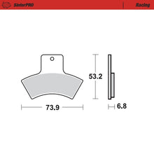 Load image into Gallery viewer, Brake Pad for Polaris Scrambler 500 4x4 (1996–2013) - Moto-Master 096911