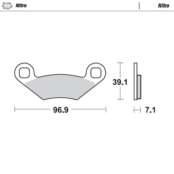 Moto-Master Motorcycle Brake Pads 097021