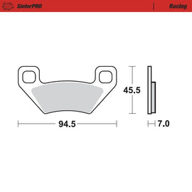 Moto-Master Motorcycle Brake Pads 097211