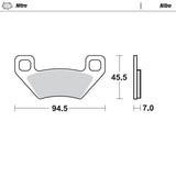 Moto-Master Motorcycle Brake Pads 097221